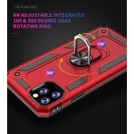 Wholesale iPhone 11 Pro (5.8in) Tech Armor Ring Grip Case with Metal Plate (Red)